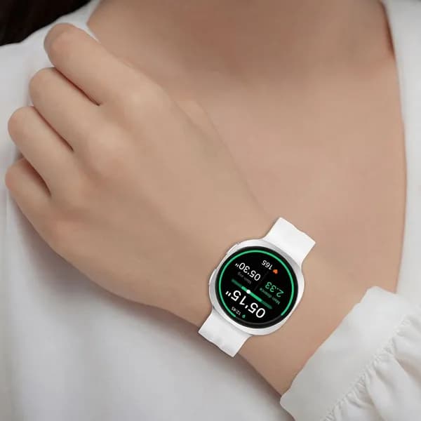 Силиконовый ремешок для Samsung Galaxy Watch9 и Watch8, 40 мм, белый