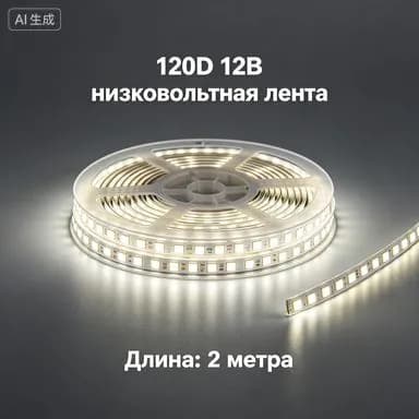 Светодиодная лента 12 Вт, IP20, Нейтральный белый, 1 шт