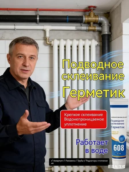 Клей строительный 60 мл 0.08 кг, 1 шт.