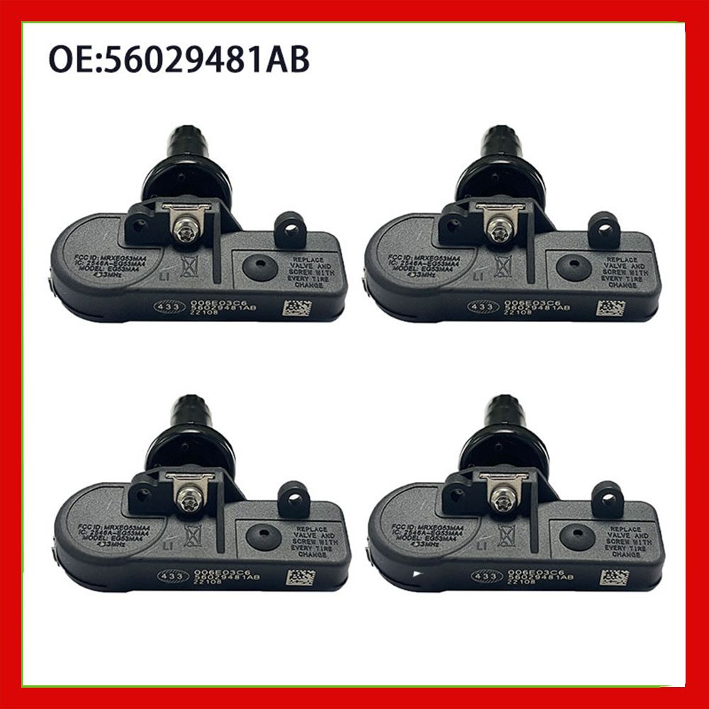 4 шт. 56029481AB TPMS Датчик Система контроля давления в шинах для Dodge CHALLENGER TOWN & COUNTRY CHARGER GRAND CARAVAN RAM COMMANDER