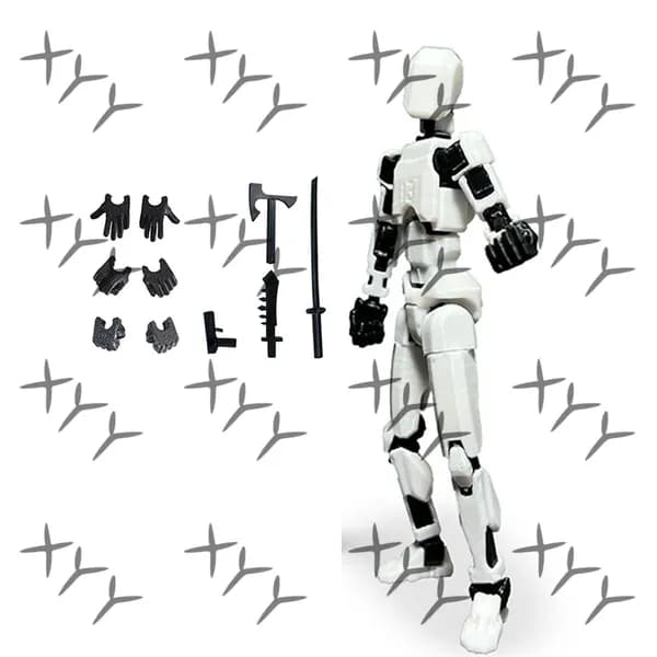 Многосуставной трансформируемый декомпрессионный манекен, 3D-печатная модель человеческого тела, игрушка