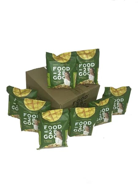 Мюсли foodtobegood Манго - Семена льна 300г х 8шт / Полезный завтрак