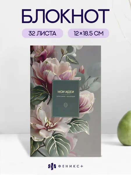 Блокнот Феникс+ А6+ (12 х18,5 см) , 64 страницы, клетка
