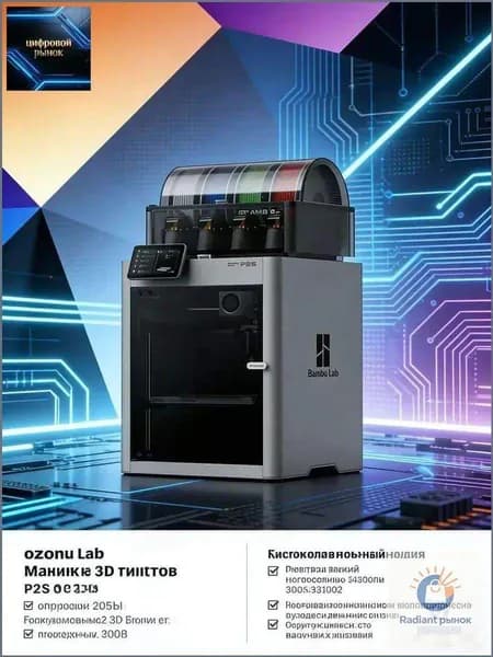 комбинированный 3D-принтер Bambu Lab P2S combo(Китайская версия)