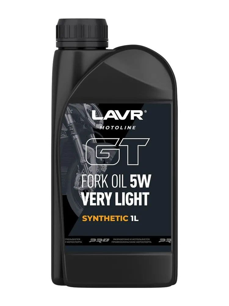 LAVR MOTO Вилочное масло GT Fork oil VERY LIGHT 5W, 1 л.