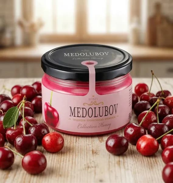 Медовое суфле с Вишней "Medolubov" 250мл