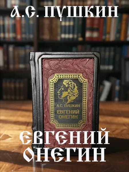 А. С. Пушкин Евгений Онегин: подарочное издание в кожаном переплёте | Пушкин Александр Сергеевич