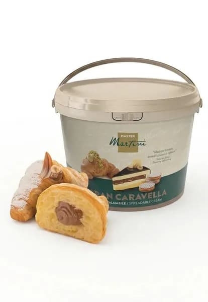 Шоколадная паста из лесного ореха Caravella Gran Hazelnut (12% ореха), ведро 5 кг