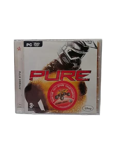 Винтажный компьютерный диск с игрой Pure.