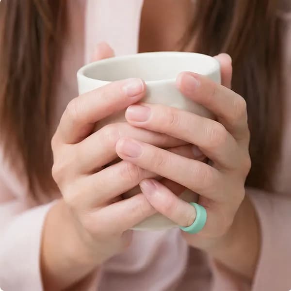 Чехол для кольца Oura Ring 5 из силикона, размер M (10 13), цвет мятный