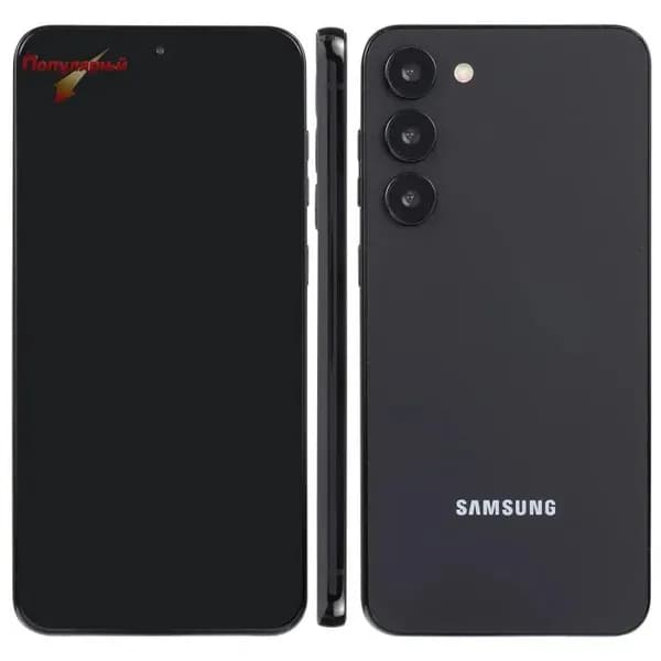 Для Samsung Galaxy S23 5G Черный экран Неработающий фальшивый фиктивный дисплей модель