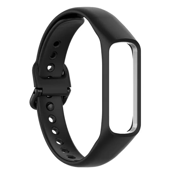 Силиконовый ремешок для Samsung Galaxy Fit-E R375, чёрный