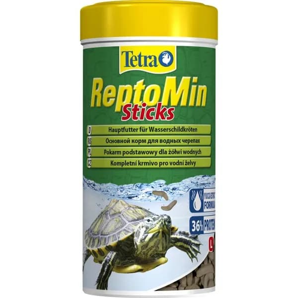 Tetra ReptoMin Sticks Корм для водных черепах, палочки 60 гр (банка 250 мл)