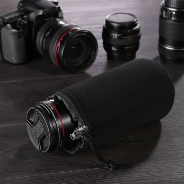 Неопреновый водонепроницаемый противоударный чехол для DSLR-объектива, размер L