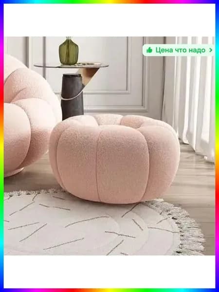 Комплект мягкой мебели, обивка Жаккард, Мех искусственный