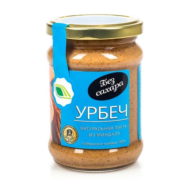 Урбеч из миндаля (без сахара), Биопродукты , 280 г, Россия