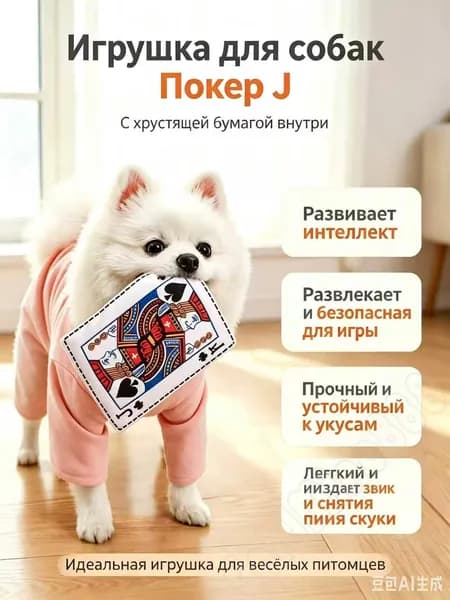 Шуршалка для собак модель J 26,5*18 см