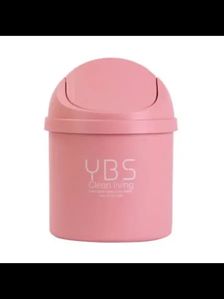 Розовое мусорное ведро YBS Clean living