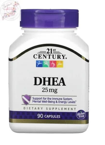 21st Century, ДГЭА, DHEA, 25 мг, 90 капсул