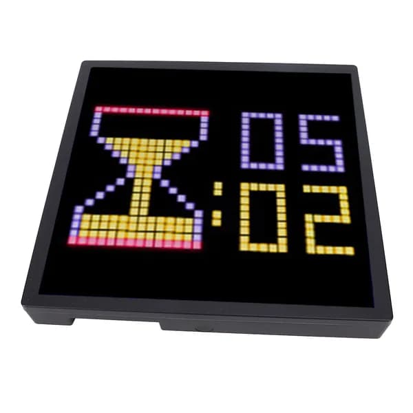 LED-дисплей для пиксельного искусства 32 32, цифровая фоторамка с облачным управлением через приложение, подходит для игровой комнаты, рабочего стола и настенного декора