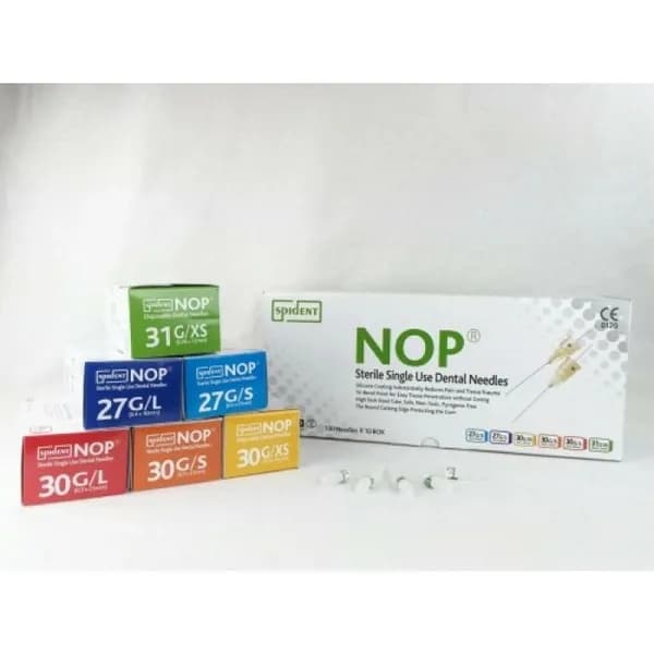 Иглы карпульные 0,26 х 12 мм,100 шт, 31G-12 мм NOP (Корея)