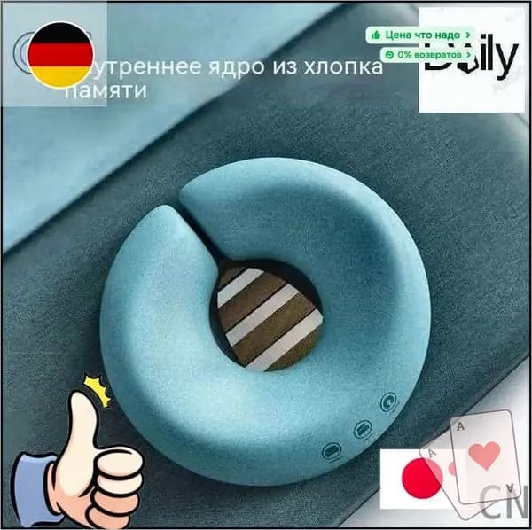 CN Подушка для косметической кровати, U-образная подушка для лица для массажного_FJQD
