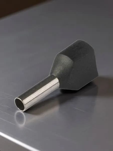 Наконечник 872/12 Klauke, 2х1,5мм, черный, упаковка 100шт