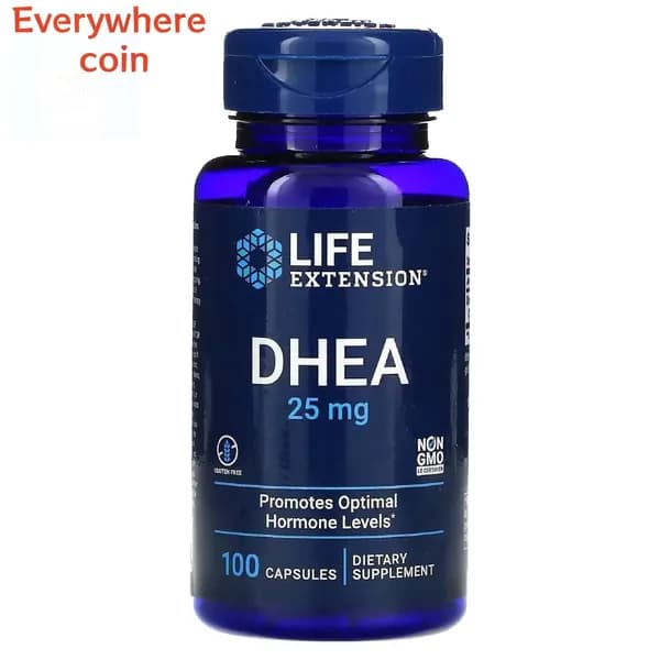 ДГЭА (дегидроэпиандростерон) Life Extension DHEA 25 мг 100 капсул.