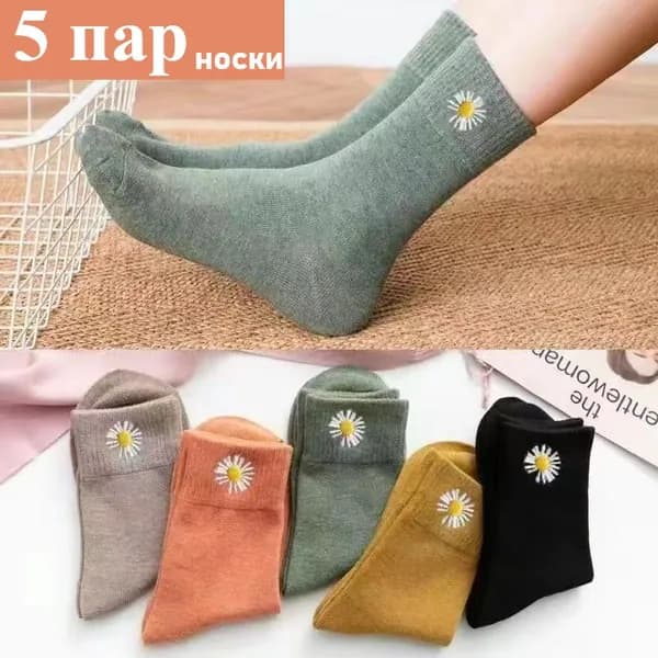Носки женские, 5 пар