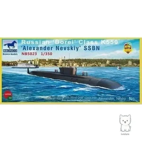 BRONCO NB5023 1/350 Российский Борей класса K550 Александр Невский SSBN Модель подводной лодки