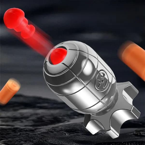 Мини-игрушка из сплава специального агента little boy захвати атомную бомбу, брось снаряд, вращай и разжимай, креативная модель подвески серебристого цвета Детские кухни