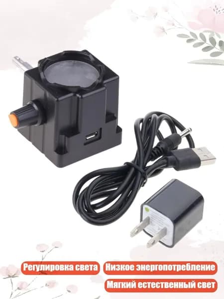Улучшенный USB белый светодиодный светильник для микроскопа профессиональный