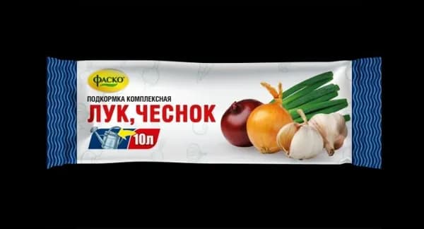 Удобрение сухое минеральное Лук Чеснок водорастворимое, 10гр