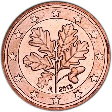5 центов 2013 Германия A, UNC