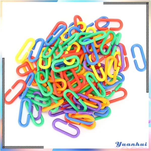Пластиковая игрушка цепочка для птиц