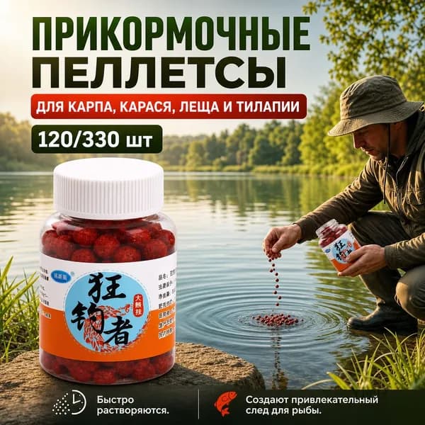 Прикормка для карпа и карася крупная