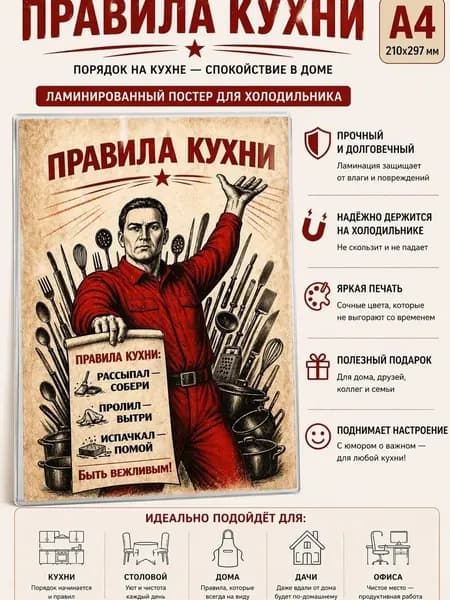 Постер, 31 см х 22 см