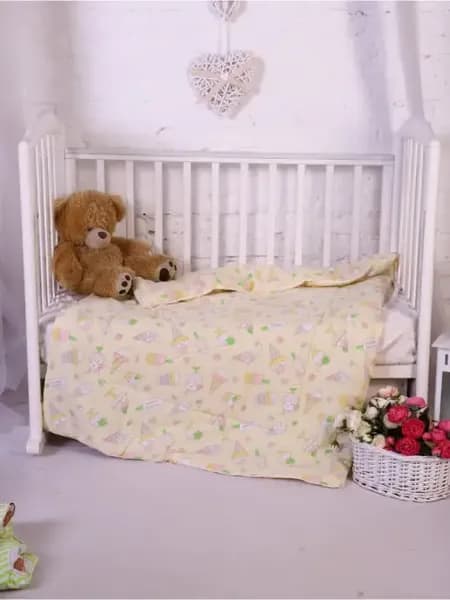 Одеяло детское 105х140 Бамбук, бязь для сна и отдыха