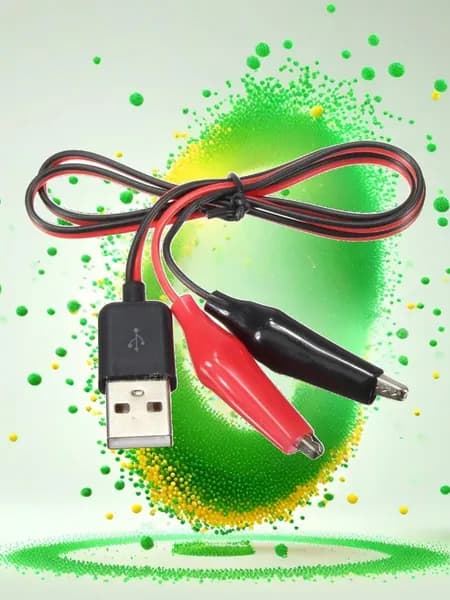 Тестовые зажимы к USB 60 см