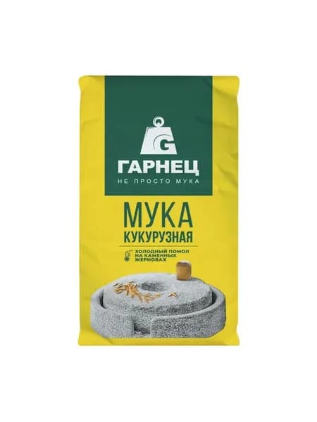 Мука кукурузная, Гарнец, Россия, 500 г
