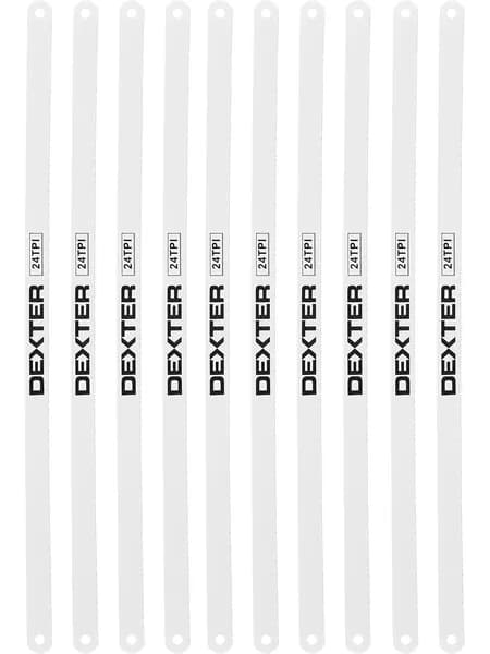 Полотно по металлу Dexter HL-15-1 300 мм, углеродистая сталь, 10 шт.