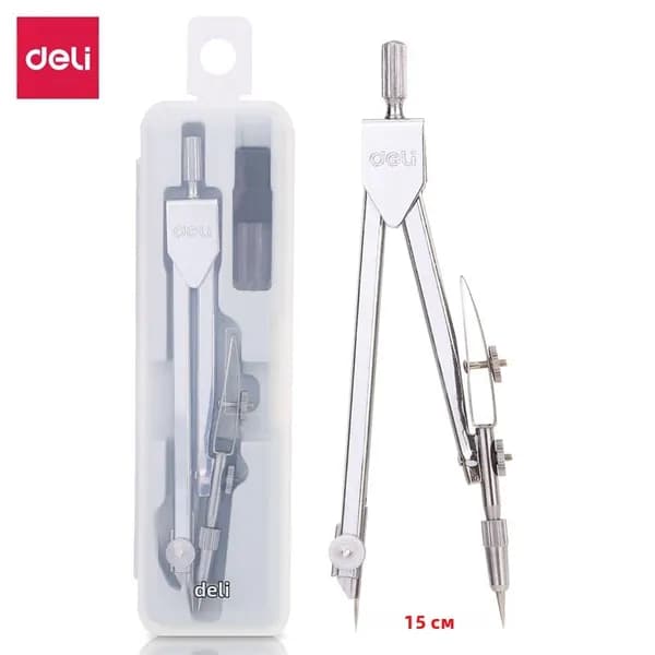 Циркуль, 8601 full metal 2-piece set maximum radius of painting circle 15cm