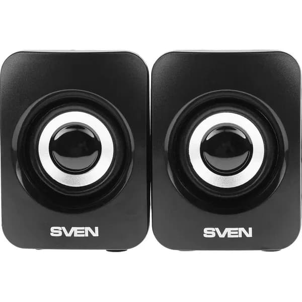 Sven Колонки 130, черный 6 Вт, питание USB