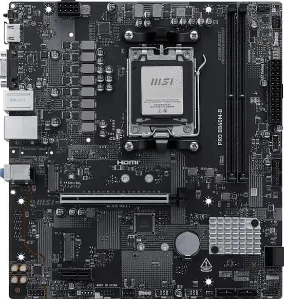MSI PRO B840M-B, AM5, DDR5, Материнская плата