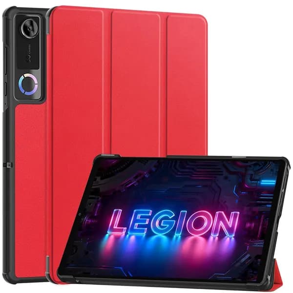 Умный стойка для Lenovo Legion Y700 5-го поколения 8.8 дюйма 2026 с магнитным складыванием , кожаный вариант с автоматическим режимом сна и защитной панелью для планшетов Y700 Gen 5 8.8"TB323FU дюйма
