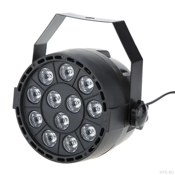 Светодиодная стадия PAR DMX 512 RGBW высокой мощности для вечеринок, дискотек и шоу, с питанием от переменного тока от 90 до 240 Вольт