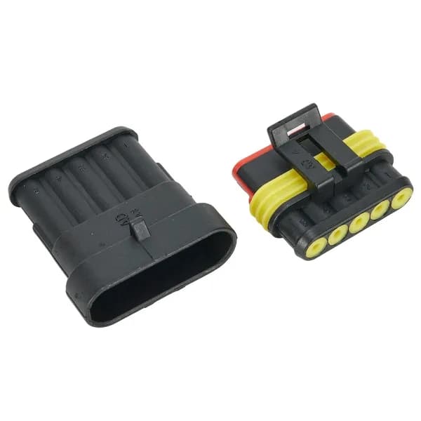 Электрический Водонепроницаемый Разъем 1 2 3 4 5 6-Контактный Разъем Superseal Car Boat Kit Clip