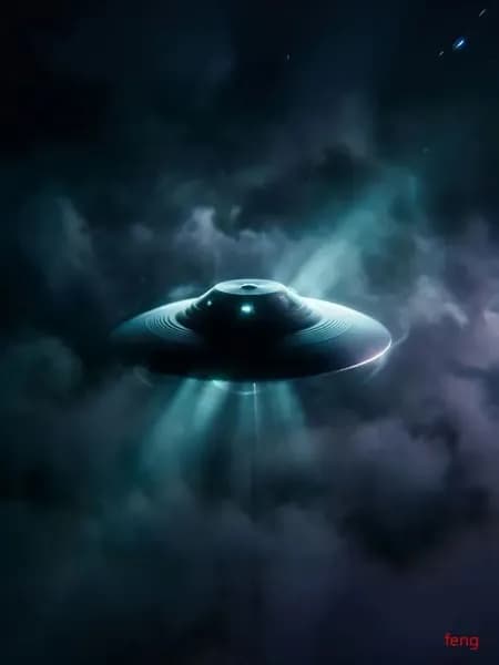 Модель летающей тарелки UFO изготовлена вручную с подставкой для дисплея.