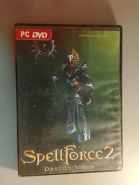 Диск с винтажной игрой для слабого ПК Spellforce 2: Dragon Storm Русская и Английская версия PC DVD