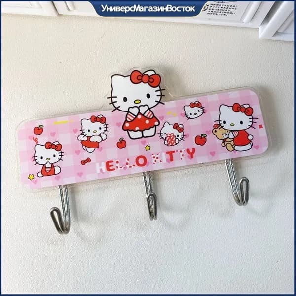 Sanrio Pacha Dog Kuromi Ванный крючок Free Punch